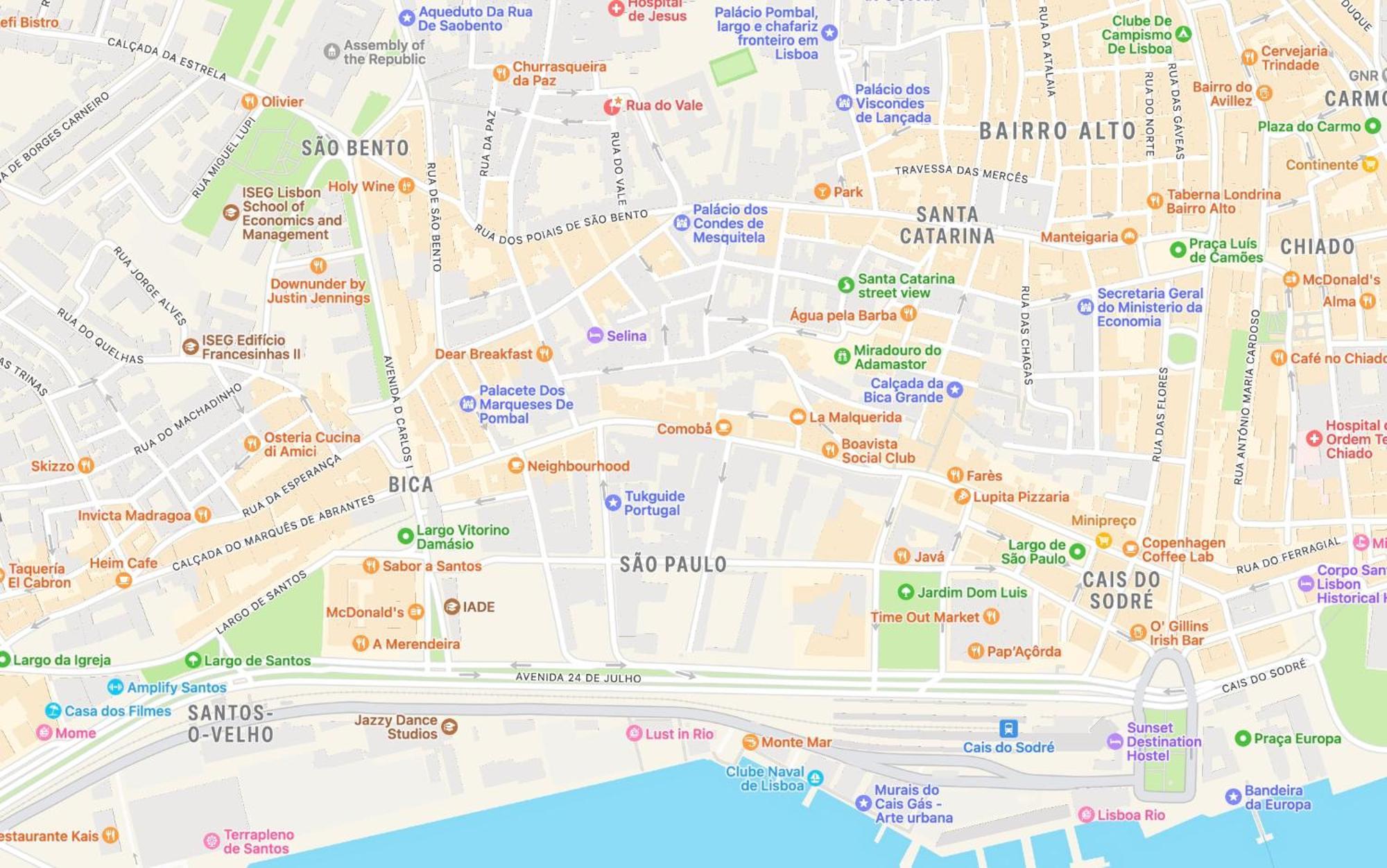 Apartment Furnished Sao Bento 1 Bedroom 1ba Lissabon